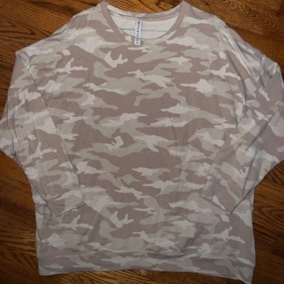 Athleta Pure Luxe Camo Printed Sweatshirt - Picture 4 of 4